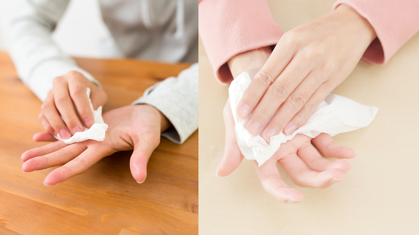 Excessive sweating of hands/palmer hyperhidrosis